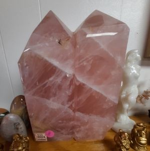 Rose quartz tower